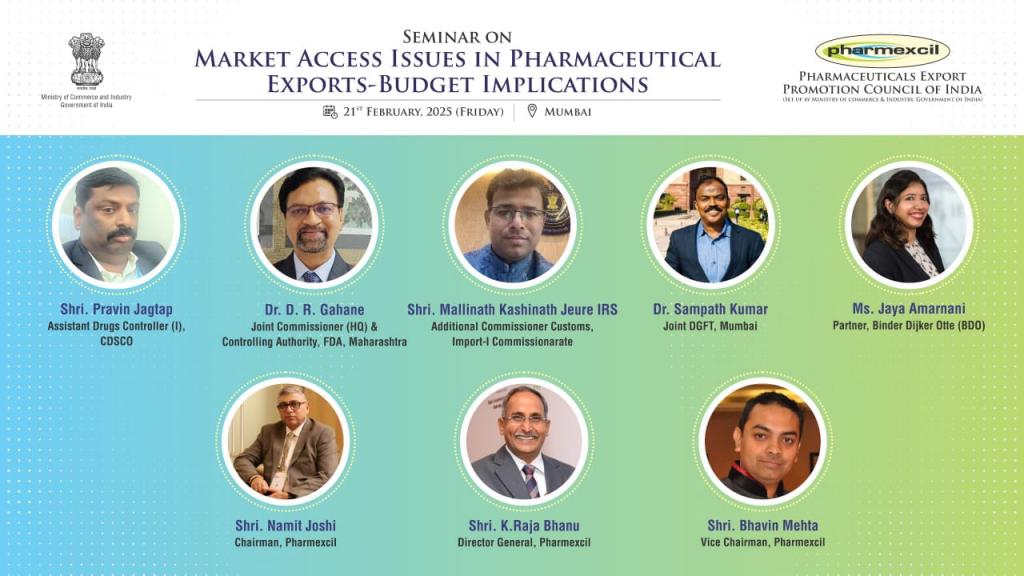 Seminar on Market Access issues in Pharma Exports