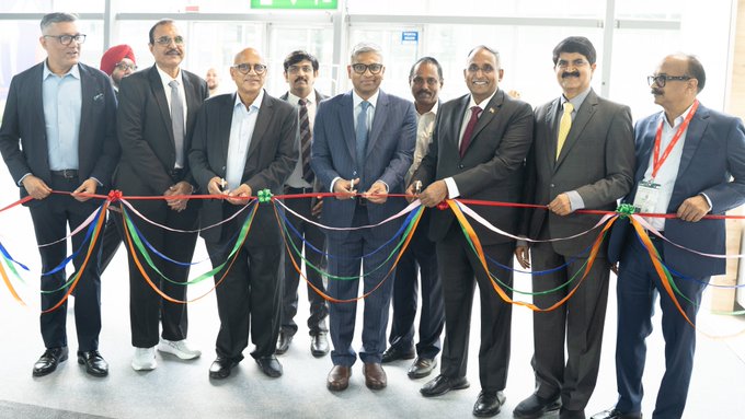 India Pavilion@ CPhI Worldwide 2026 inaugurated by H.E Mr.  Lavanya Kumar,IFS CGI, Milan joined by Mr.Bhavin M,Vice Chairman, Pharmexcil, Mr.Yogesh, Informa India Head, Mr.Bharat Desai, Member CoA, Mr.Bhanu ,DG , Pharmexcil,Mr.Rameswara Rao, President, BDMA, Mr.Surya N ,CMD, Synergene ,Mr.AVPS Chakravarthy, Chair, Corp.Communications & Mr.Murali S,Director ,Pharmexcil, followed by CGI interacted with member exhibitors . 71 companies exhibited through India Pavilion
