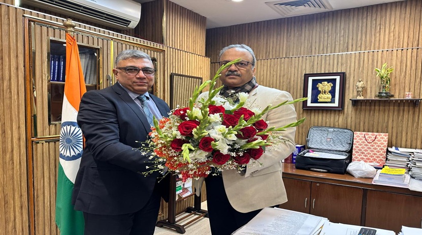 
Mr Namit Joshi, Chairman, PHARMEXCIL meeting with Shri Rajeev Singh Raghuvanshi, DCGI, CDSCO