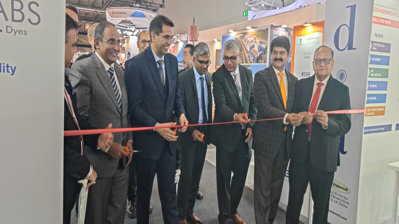 Inauguration of India Pavilion @ CPhI 2024, Milan, Italy by Mr. Lavanya Kumar,IFS, CG, Milan, Italy, Mr. Nitin Yadav, IAS, JS-DOC, Mr. Namit Joshi, Vice Chairman, & DG Pharmexcil