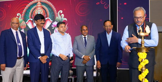 Pharma Leadership Conclave 2026 in Hotel Westin, Hyderabad. Lighting of lamp Chief Guest, Dr Rajeev Singh Raghuvanshi, DCGI, CDSCO
