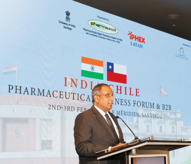 India-Chile Pharma Business Meet -
Welcome Address by Mr Raja Bhanu, Director General, Pharmexcil