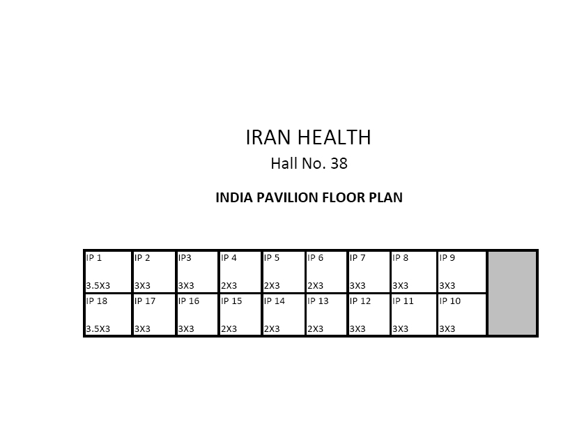 Pharmexcil Pavilion Floorplan