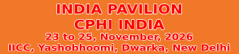 INDIA PAVILION  CPHI INDIA   23 to 25, November, 2026