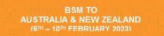 BSM to - OCEANIA (AUSTRALIA & NEW ZEALAND) - 6-10 FEB 2023